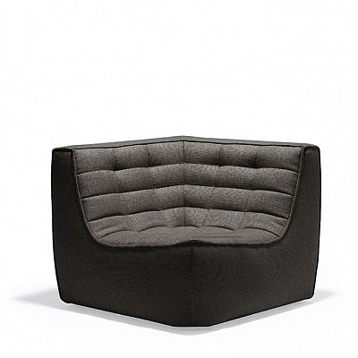 Диван N701 угловой в темно-сером цвете - Ethnicraft, фото