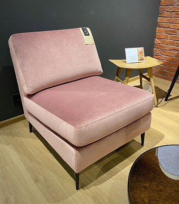 Кресло Lilla Fabric Toro Pink - Vilmers, фото