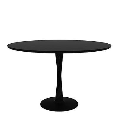 Большой черный обеденный стол Torsion - Ethnicraft, фото