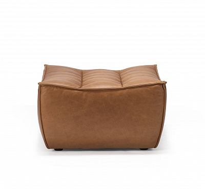 Кожаный пуфик N701 - Ethnicraft, фото