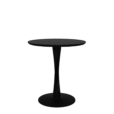 Черный обеденный стол Torsion малый - Ethnicraft, фото