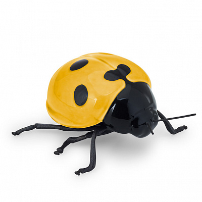 Фигурка «Божья коровка» Yellow Ladybird with Oxidised Brass Legs - Laboratorio Destorias, фото