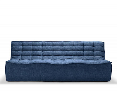 Трёхместный диван N701 в синем цвете - Ethnicraft, фото