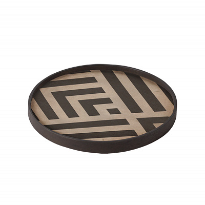 Поднос Graphite Chevron mini - Notre Monde, фото