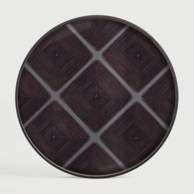 Поднос Slate Linear Squares 20914 - Notre & Monde, фото