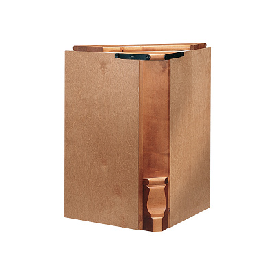 Книжная полка -47 угловая с цоколем - Bjorkkvist, фото