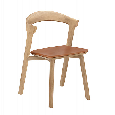 Обеденный стул BOK с кожаной обивкой - Ethnicraft, фото