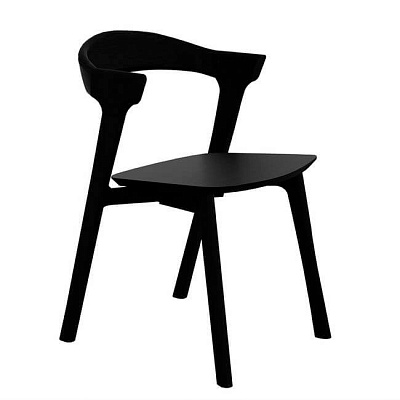 Черный обеденный стул BOK - Ethnicraft, фото