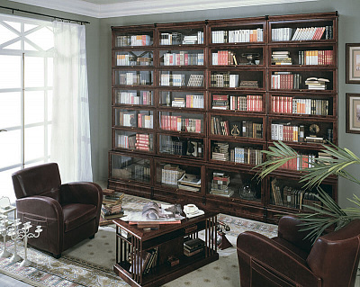 Домашняя библиотека в классическом стиле. Пример №12 - Bjorkkvist , фото